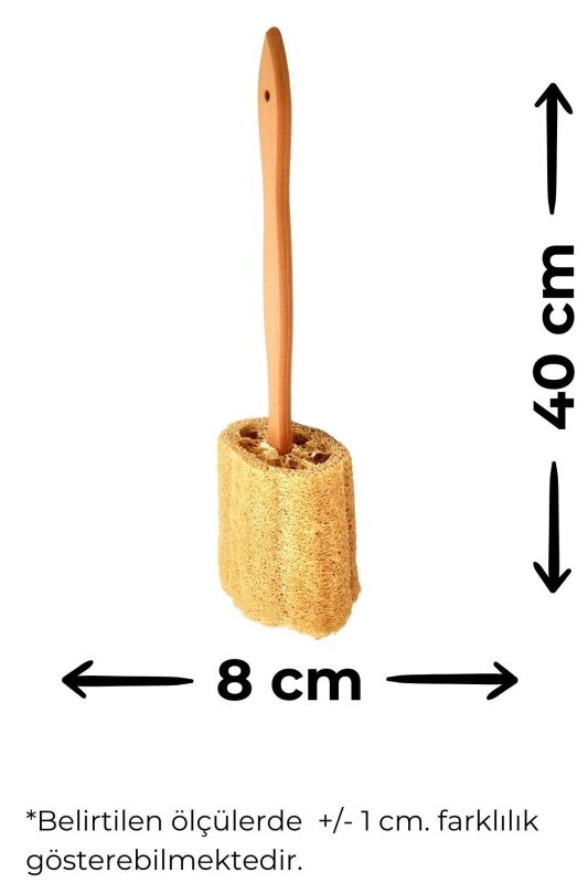 Doğal Kabak Lifi 4'lü Banyo Hamam Kese Seti (Yüz + Vücud + Sırt) Set3 - 5