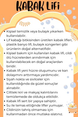 Doğal Kabak Lifi (Kişisel ve Bulaşık Temizlik İçin) - 6