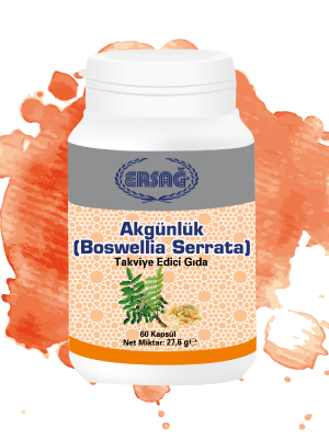 Ersağ Akgünlük (Boswellia Serrata) Gıda Takviyesi (60 Kapsül) - 1