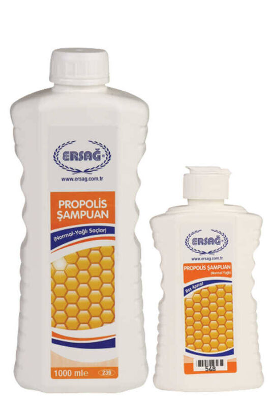 Ersağ Propolisli Şampuan (Normal-Yağlı Saçlar İçin) 1000 Ml. + Boş Aparat - 1