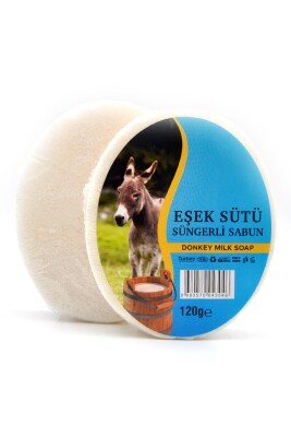 Eşek Sütü Özlü Süngerli Sabun Banyo Duş Sabunu 120 G - 2