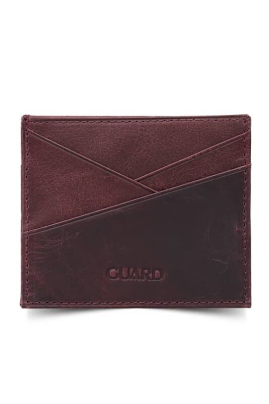 Guard Antik Bordo Hakiki Deri Kartlık - GRD2403XW22429 - 3