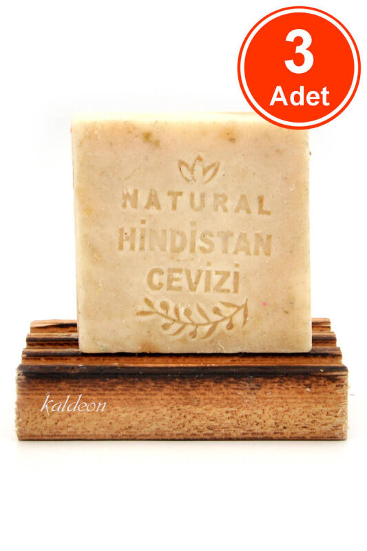 Hindistan Cevizi Yağı Sabunu El Yapımı Doğal 120 G x 3 Adet - 1