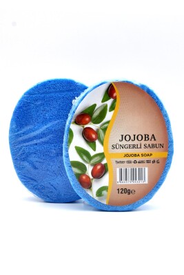 Jojoba Özlü Süngerli Sabun Banyo Duş Sabunu 120 G x 3 Adet - 3