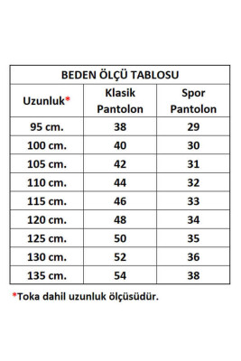 Kahverengi Hakiki Manda Derisi 3.5 cm.lik Klasik Kemer (Tek Katmanlı Manda Derisi) - 311-28 - 5