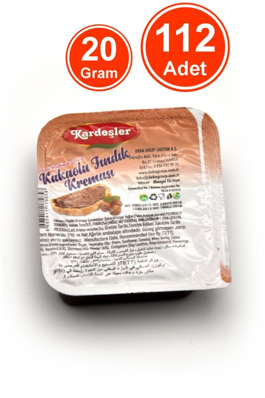 Kakaolu Fındık Kreması Piknik Kahvaltılık 20 G x 112 Adet - 1