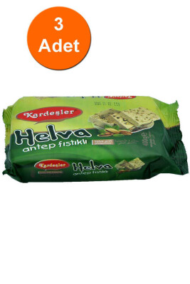 Kardeşler Antep Fıstıklı Tahin Helva 400 G x 3 Adet - 1