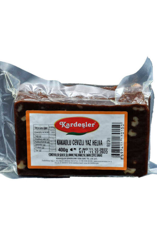 Kardeşler Cevizli Kakaolu Yaz Helvası 400 G - 1