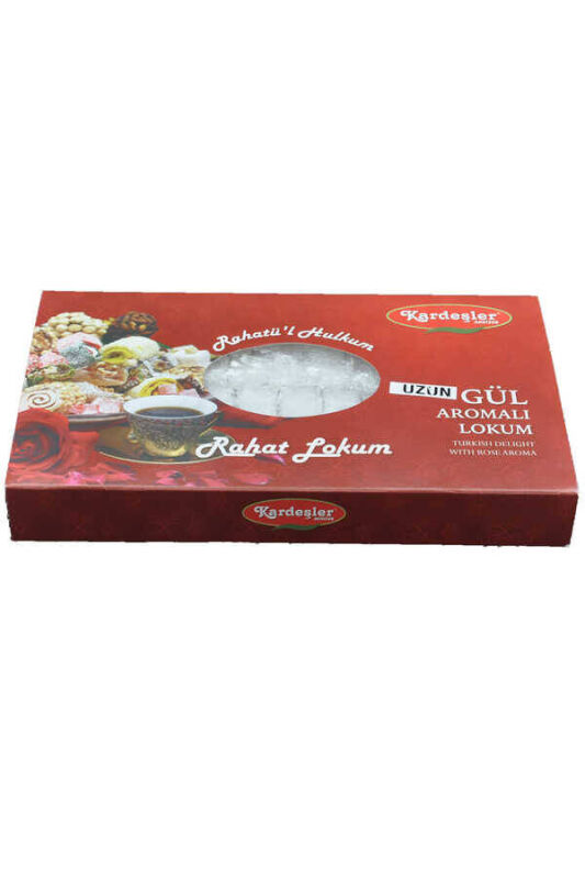 Kardeşler Gül Aromalı Uzun Hediyelik Lokum 700 G x 6 Adet - 4