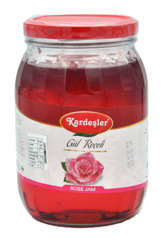 Kardeşler Gül Reçeli Cam Kavanoz 1800 G - 1