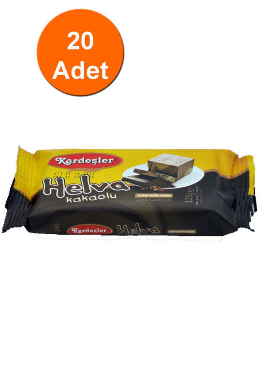 Kardeşler Kakaolu Tahin Helva 125 G x 20 Adet - 1