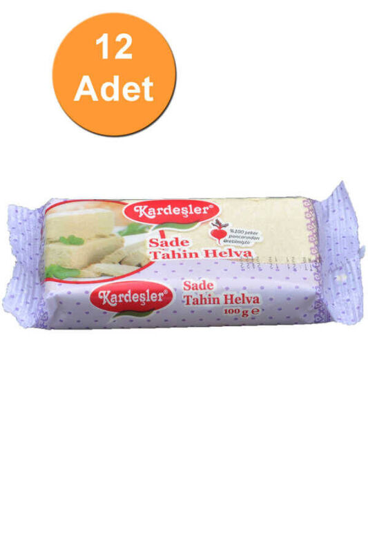 Kardeşler Sade Tahin Helva 100 G x 12 Adet - 1