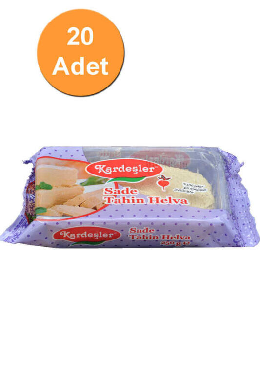 Kardeşler Sade Tahin Helva 250 G x 20 Adet - 1