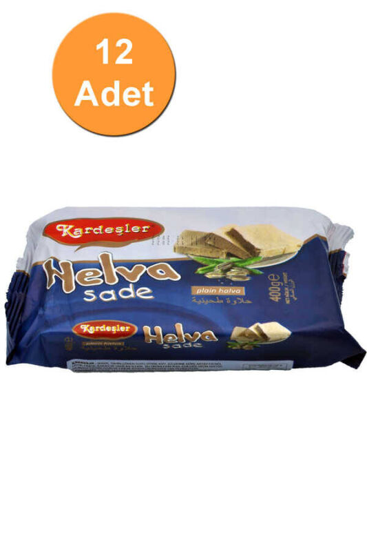 Kardeşler Sade Tahin Helva 400 G x 12 Adet - 1