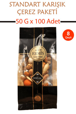 Kına Düğün Nişan Ekonomik Standart Karışık Çerez Paketi 50 G x 100 Adet - 2