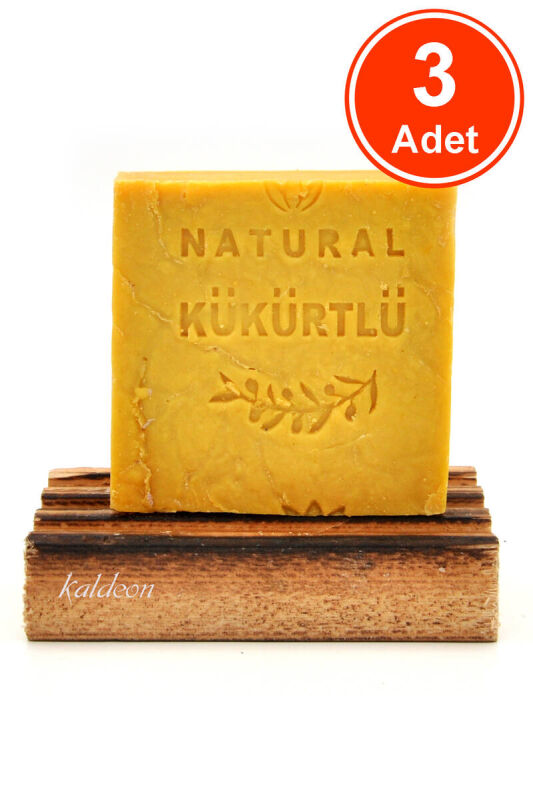 Kükürt Sabunu El Yapımı Doğal 120 G x 3 Adet - 1