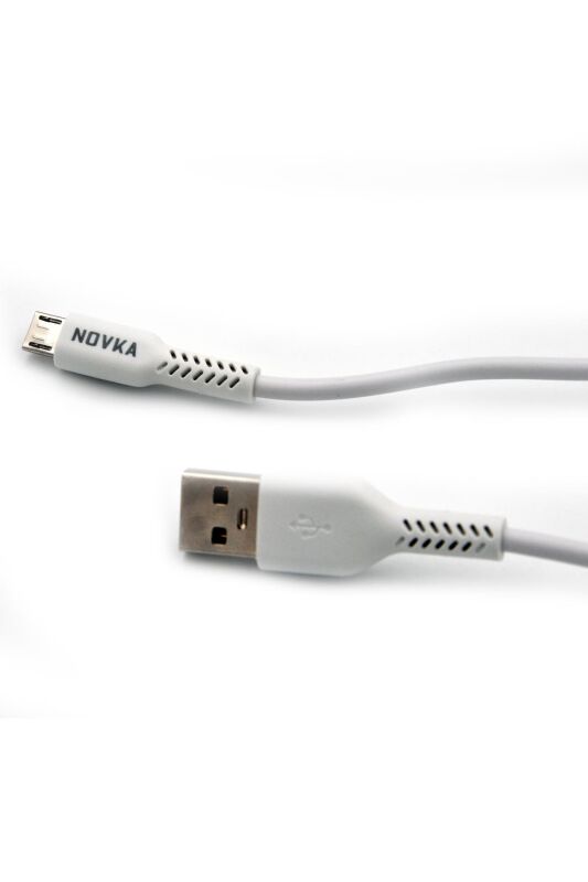 Micro & USB 3.4 A Şarj ve Data Kablosu 1 Metre Beyaz Samsung Huawei Modellerle Uyumlu - 2