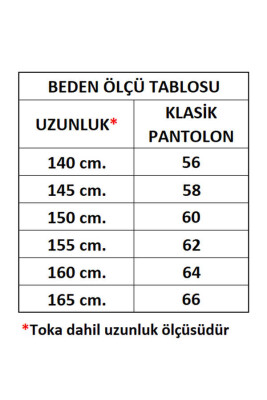 Siyah Büyük Beden Suni Deri Çift Dikişli 4 cm.lik Spor Kemer - 7000-Battal - 4