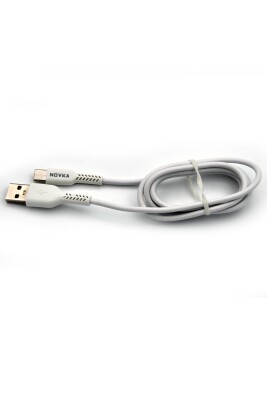 Type-C & USB 3.4 A Şarj Kablosu 1 Metre Beyaz Samsung Oppo Xiaomi Modellerle Uyumlu - 3