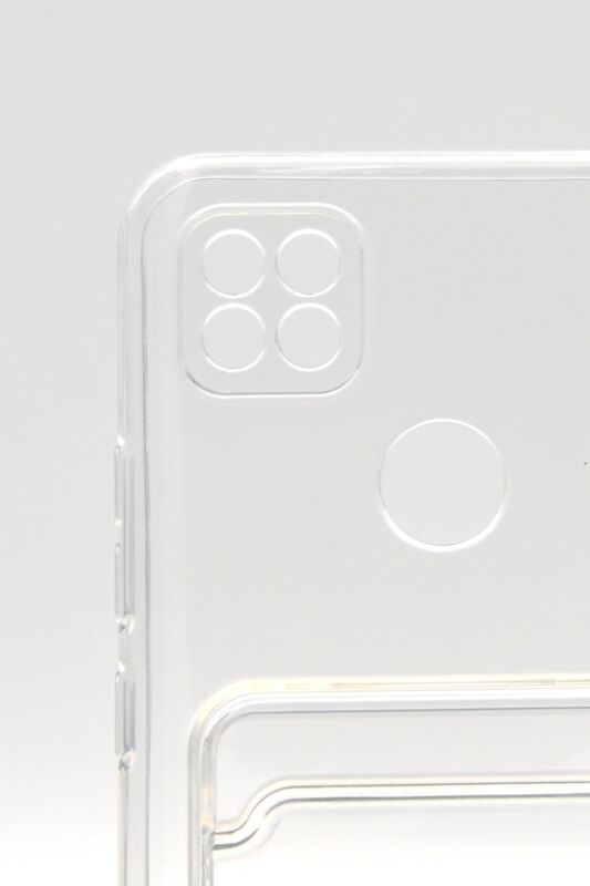 Xiaomi Redmi 9C Uyumlu Kredi Kartlıklı Şeffaf Kılıf Kamera Korumalı - 5